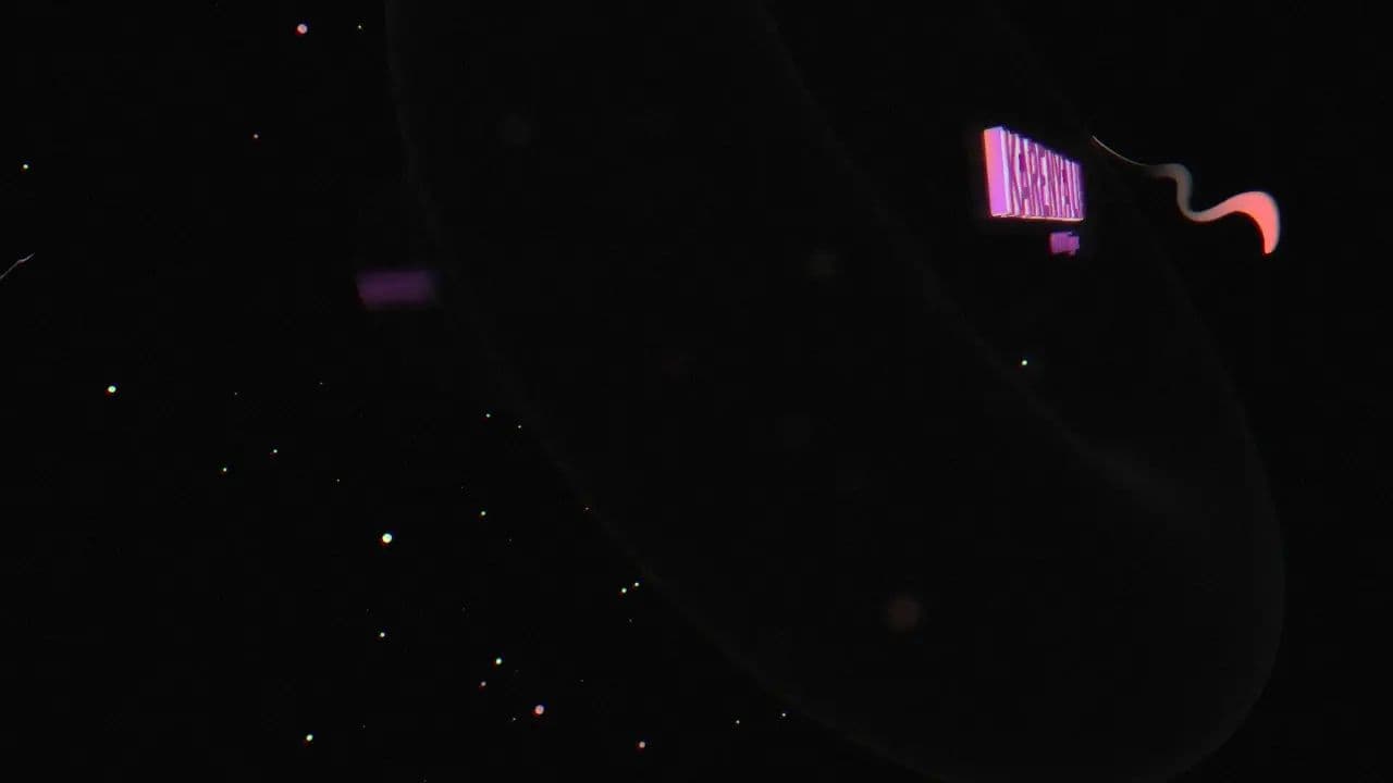 Opening view of Karenya Lin's 3D starfield scene